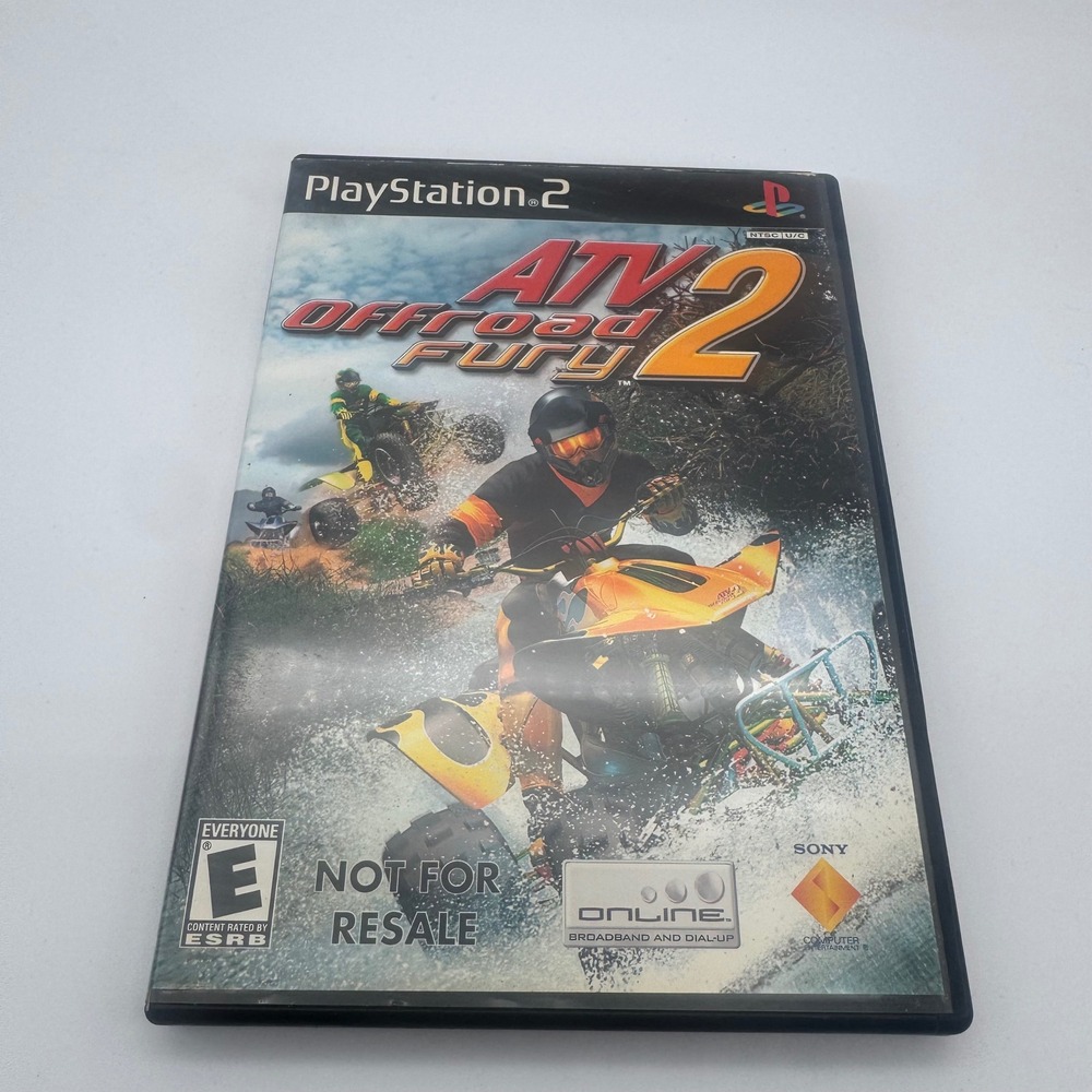 ATV Offroad Fury 2 PS2 PlayStation‎ 2 Not For Resale Promo Complete CIB Racing